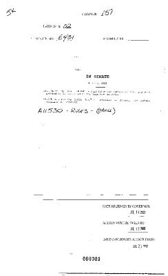 NYS Bill and Veto Jackets: 2002, Chapter 151