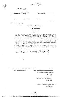 NYS Bill and Veto Jackets: 2002, Chapter 140