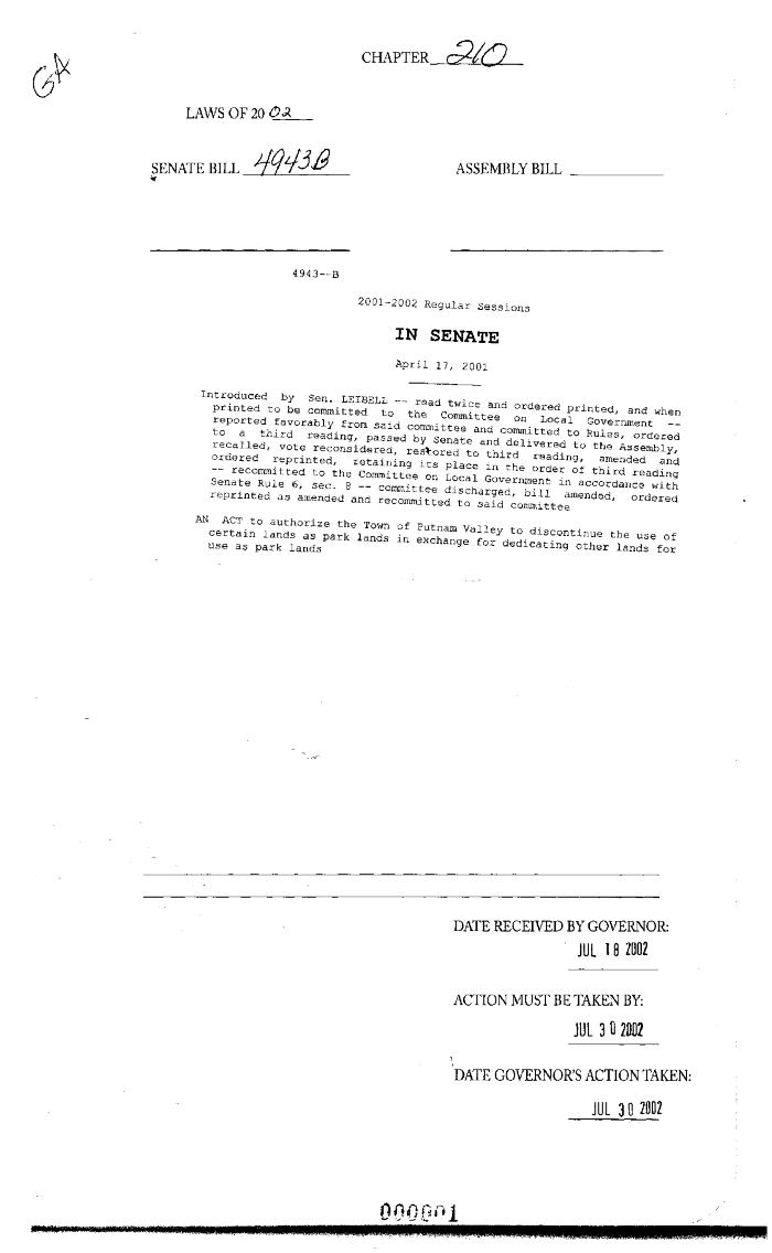 NYS Bill and Veto Jackets: 2002, Chapter 210