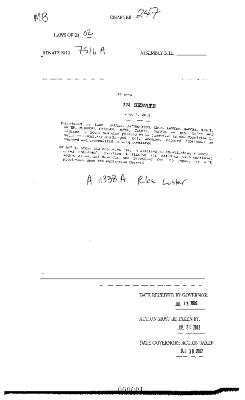 NYS Bill and Veto Jackets: 2002, Chapter 247