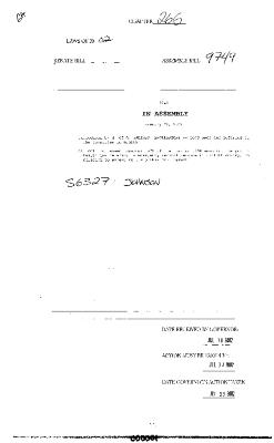 NYS Bill and Veto Jackets: 2002, Chapter 266