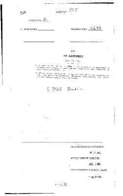 NYS Bill and Veto Jackets: 2002, Chapter 335