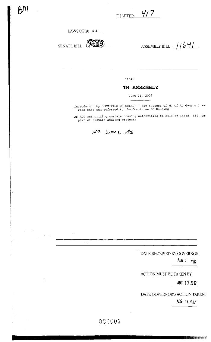 NYS Bill and Veto Jackets: 2002, Chapter 417