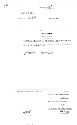 NYS Bill and Veto Jackets: 2002, Chapter 41