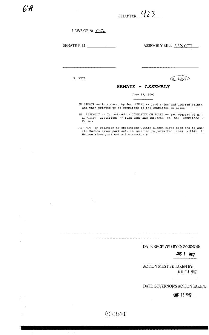NYS Bill and Veto Jackets: 2002, Chapter 423