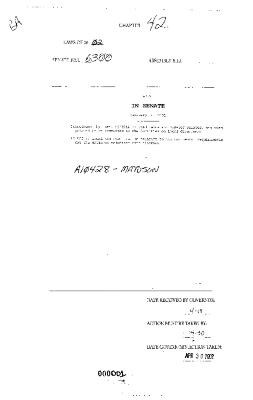 NYS Bill and Veto Jackets: 2002, Chapter 42