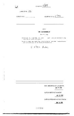 NYS Bill and Veto Jackets: 2002, Chapter 489