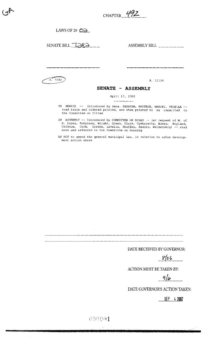 NYS Bill and Veto Jackets: 2002, Chapter 492