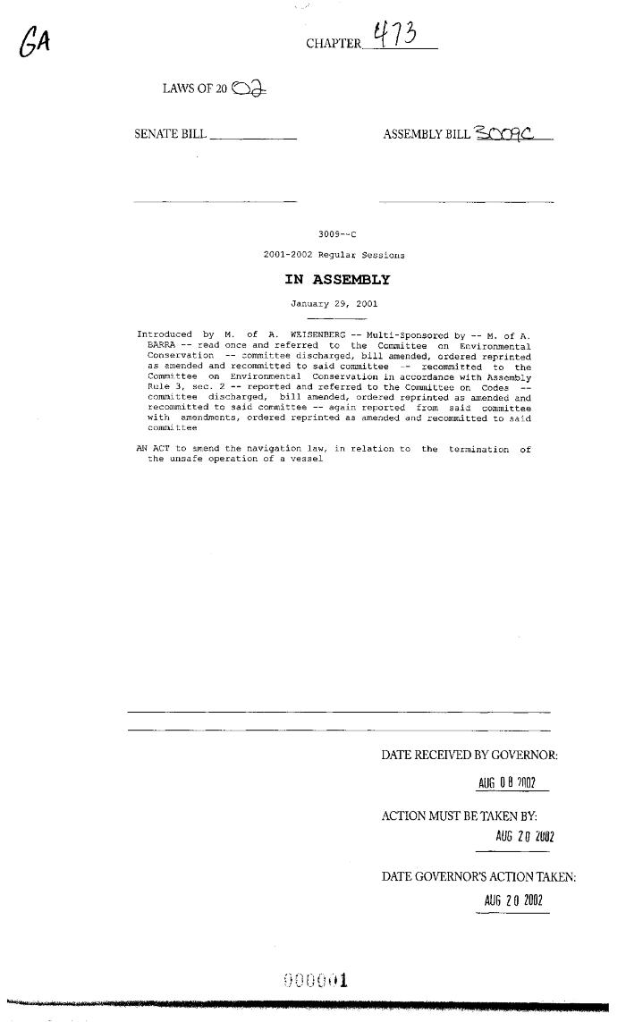 NYS Bill and Veto Jackets: 2002, Chapter 473