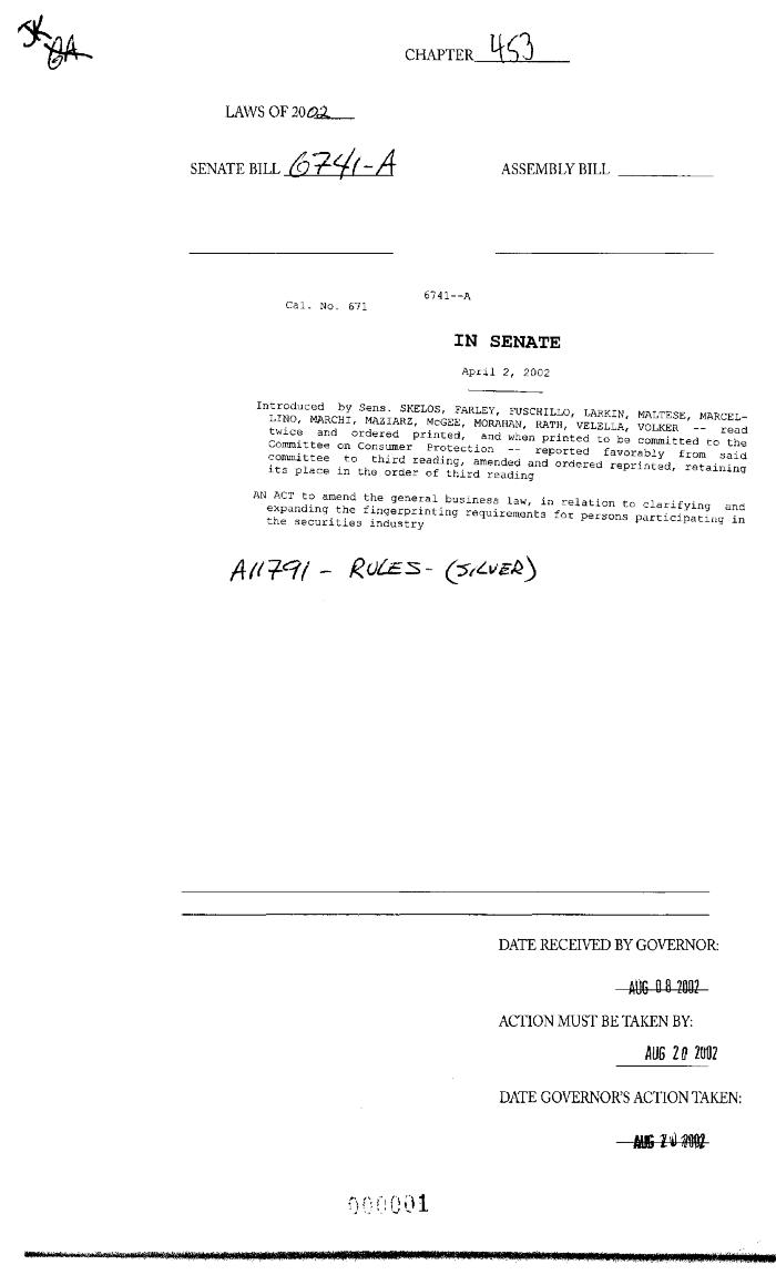 NYS Bill and Veto Jackets: 2002, Chapter 453