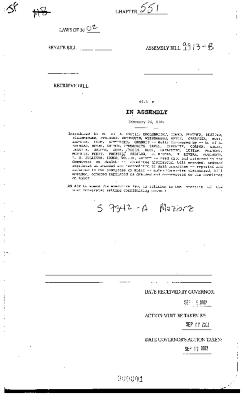 NYS Bill and Veto Jackets: 2002, Chapter 551