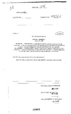 NYS Bill and Veto Jackets: 2002, Chapter 54