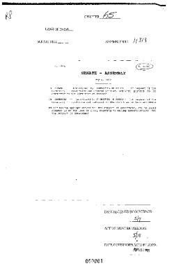 NYS Bill and Veto Jackets: 2002, Chapter 65