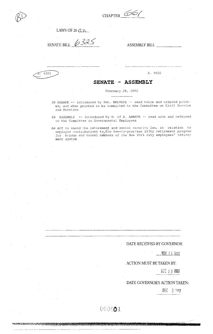 NYS Bill and Veto Jackets: 2002, Chapter 661
