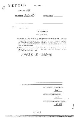 NYS Bill and Veto Jackets: 2002, Veto 24