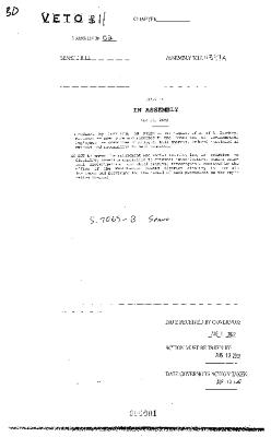 NYS Bill and Veto Jackets: 2002, Veto 11