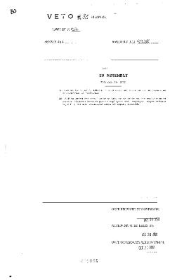NYS Bill and Veto Jackets: 2002, Veto 33