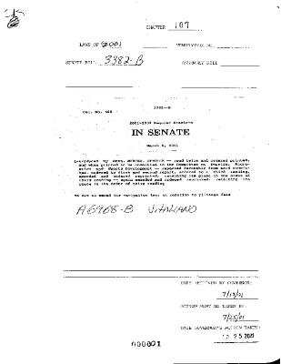 NYS Bill and Veto Jackets: 2001, Chapter 107