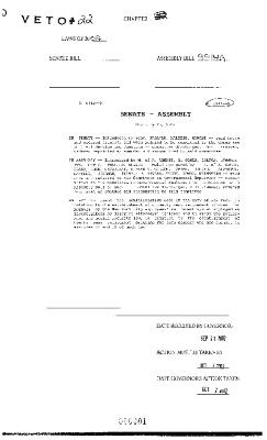 NYS Bill and Veto Jackets: 2002, Veto 22