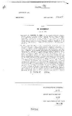 NYS Bill and Veto Jackets: 2002, Chapter 91