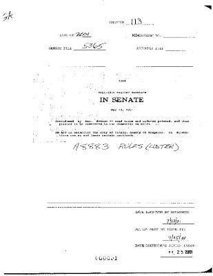 NYS Bill and Veto Jackets: 2001, Chapter 113