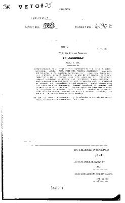 NYS Bill and Veto Jackets: 2002, Veto 25