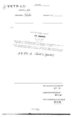 NYS Bill and Veto Jackets: 2002, Veto 36
