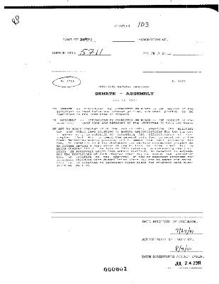 NYS Bill and Veto Jackets: 2001, Chapter 103