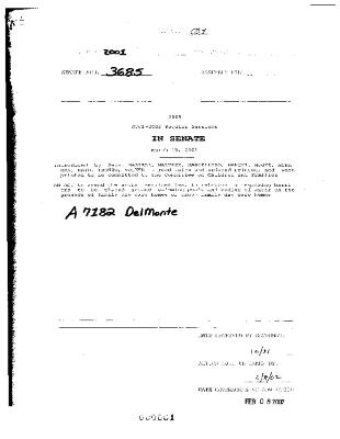 NYS Bill and Veto Jackets: 2001, Chapter 1