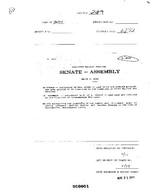 NYS Bill and Veto Jackets: 2001, Chapter 209