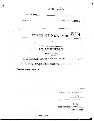 NYS Bill and Veto Jackets: 2001, Chapter 125
