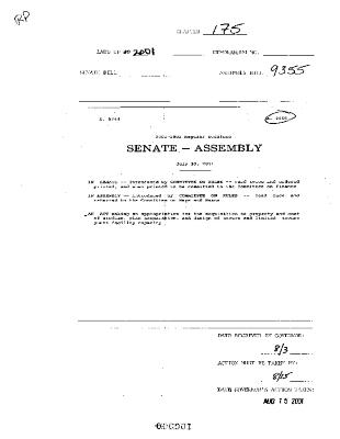 NYS Bill and Veto Jackets: 2001, Chapter 175