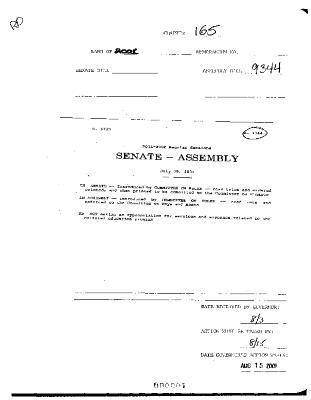 NYS Bill and Veto Jackets: 2001, Chapter 165