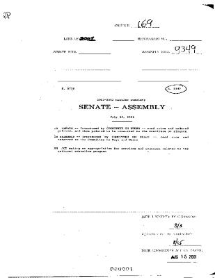 NYS Bill and Veto Jackets: 2001, Chapter 169