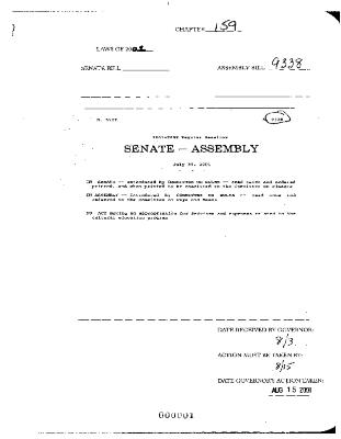 NYS Bill and Veto Jackets: 2001, Chapter 159