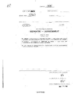 NYS Bill and Veto Jackets: 2001, Chapter 188