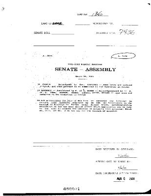 NYS Bill and Veto Jackets: 2001, Chapter 136
