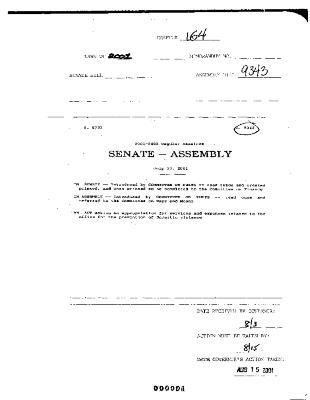 NYS Bill and Veto Jackets: 2001, Chapter 164