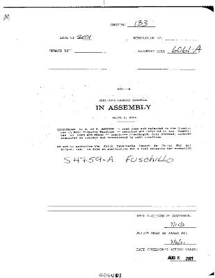 NYS Bill and Veto Jackets: 2001, Chapter 133