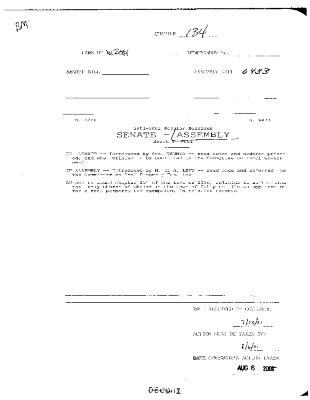 NYS Bill and Veto Jackets: 2001, Chapter 134