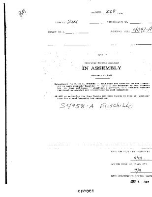 NYS Bill and Veto Jackets: 2001, Chapter 228