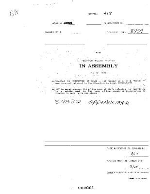 NYS Bill and Veto Jackets: 2001, Chapter 218