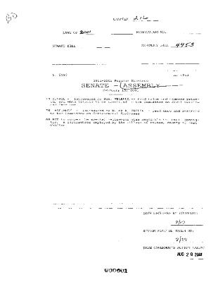 NYS Bill and Veto Jackets: 2001, Chapter 216