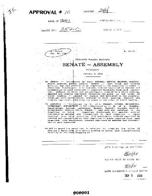NYS Bill and Veto Jackets: 2001, Chapter 244