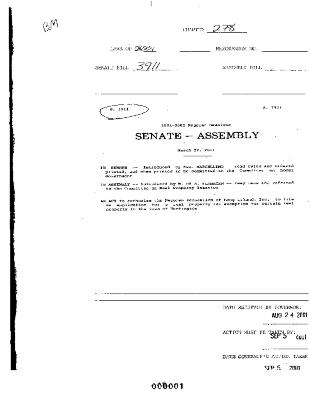 NYS Bill and Veto Jackets: 2001, Chapter 278
