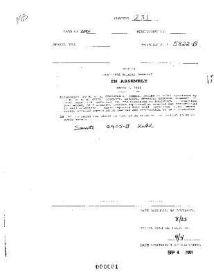 NYS Bill and Veto Jackets: 2001, Chapter 231