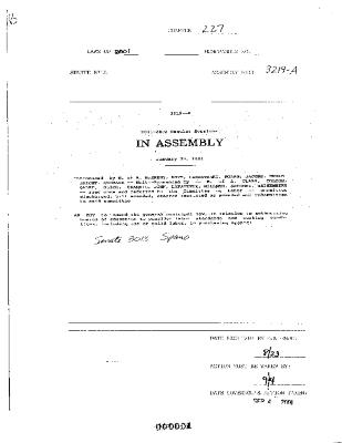 NYS Bill and Veto Jackets: 2001, Chapter 227