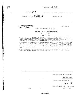 NYS Bill and Veto Jackets: 2001, Chapter 288