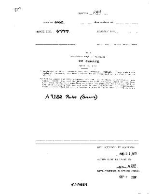 NYS Bill and Veto Jackets: 2001, Chapter 294