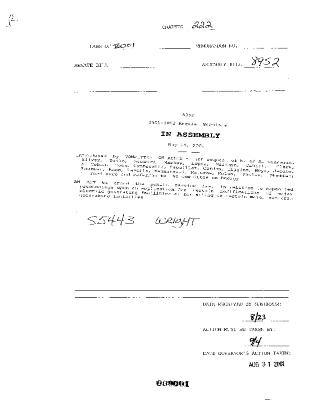 NYS Bill and Veto Jackets: 2001, Chapter 222